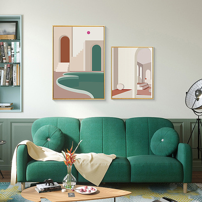 莫蘭迪風(fēng)格裝飾掛畫 家居美學(xué)與商業(yè)批發(fā)的藝術(shù)交匯